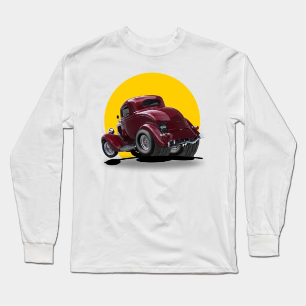 1934 Ford Coupe Hot Rod Long Sleeve T-Shirt by Wilcox PhotoArt